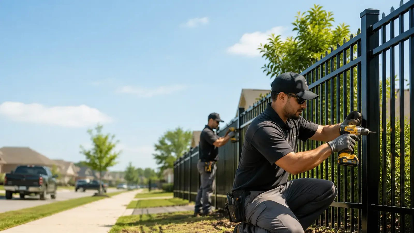 Metal Fence Installation in Marilla, NY